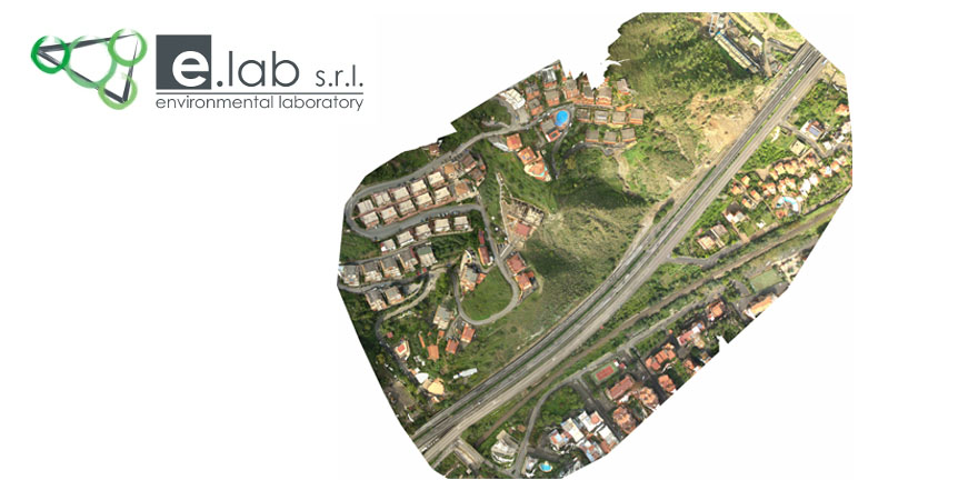 Rilievo morfo-topografico con drone aereo di una frana sita nel Comune di Letojanni (Me)